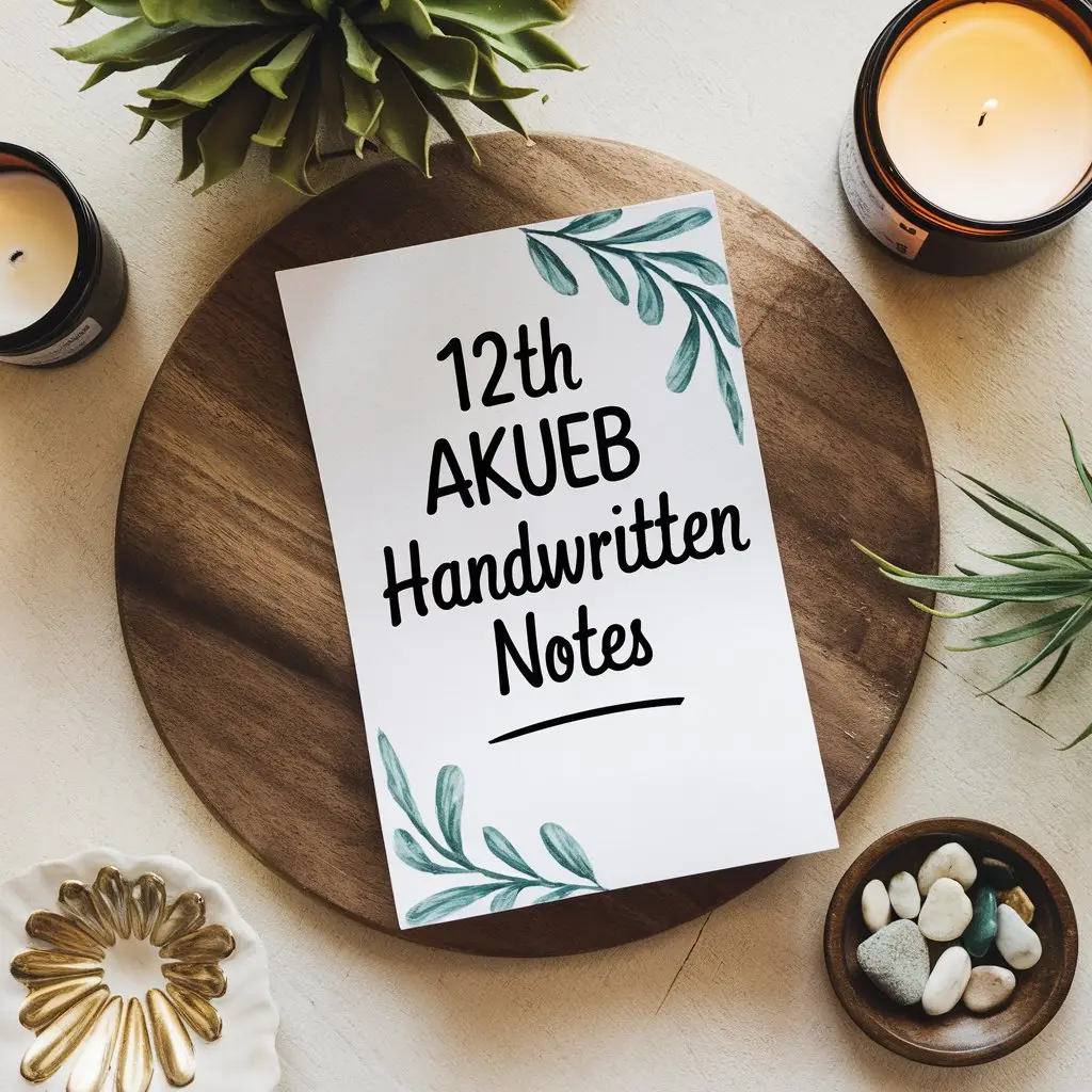 12th AKUEB Handwritten Notes