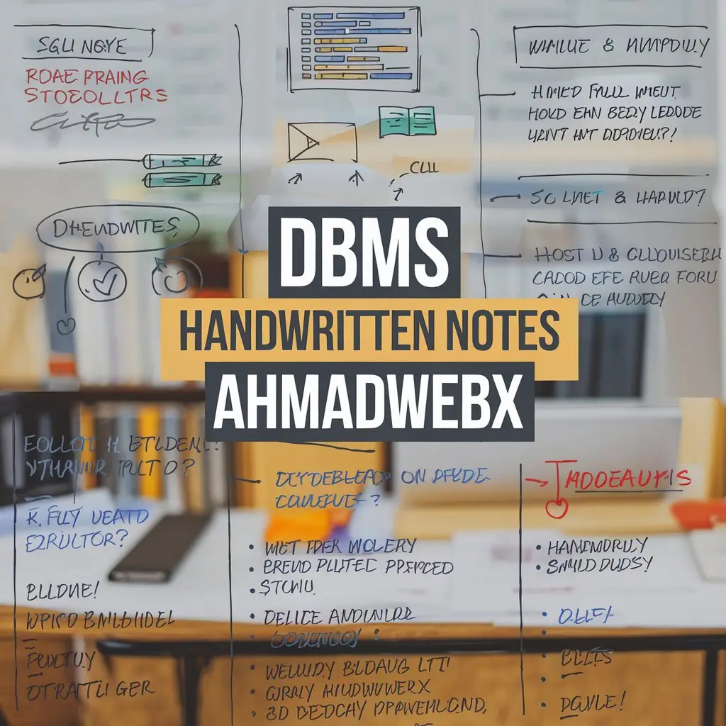 DBMS Handwritten Notes Ahmadwebx