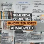 Numerical Computing Handwritten Notes AHMADWEBX