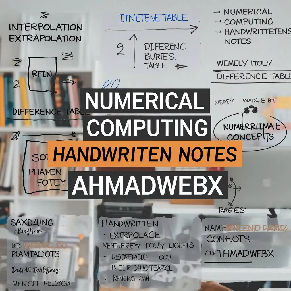 Numerical Computing Handwritten Notes
