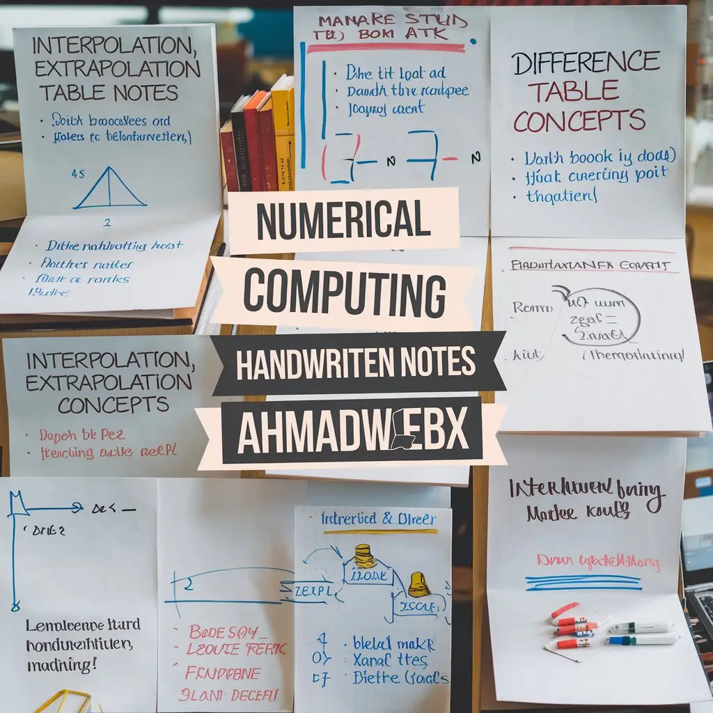 Numerical Computing Handwritten Notes Ahmadwebx