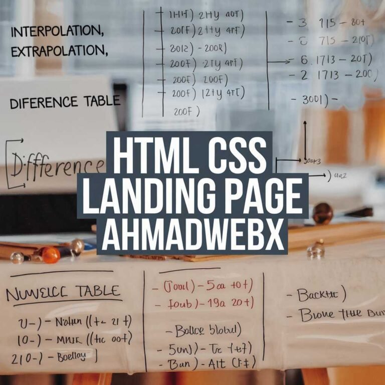 Landing page